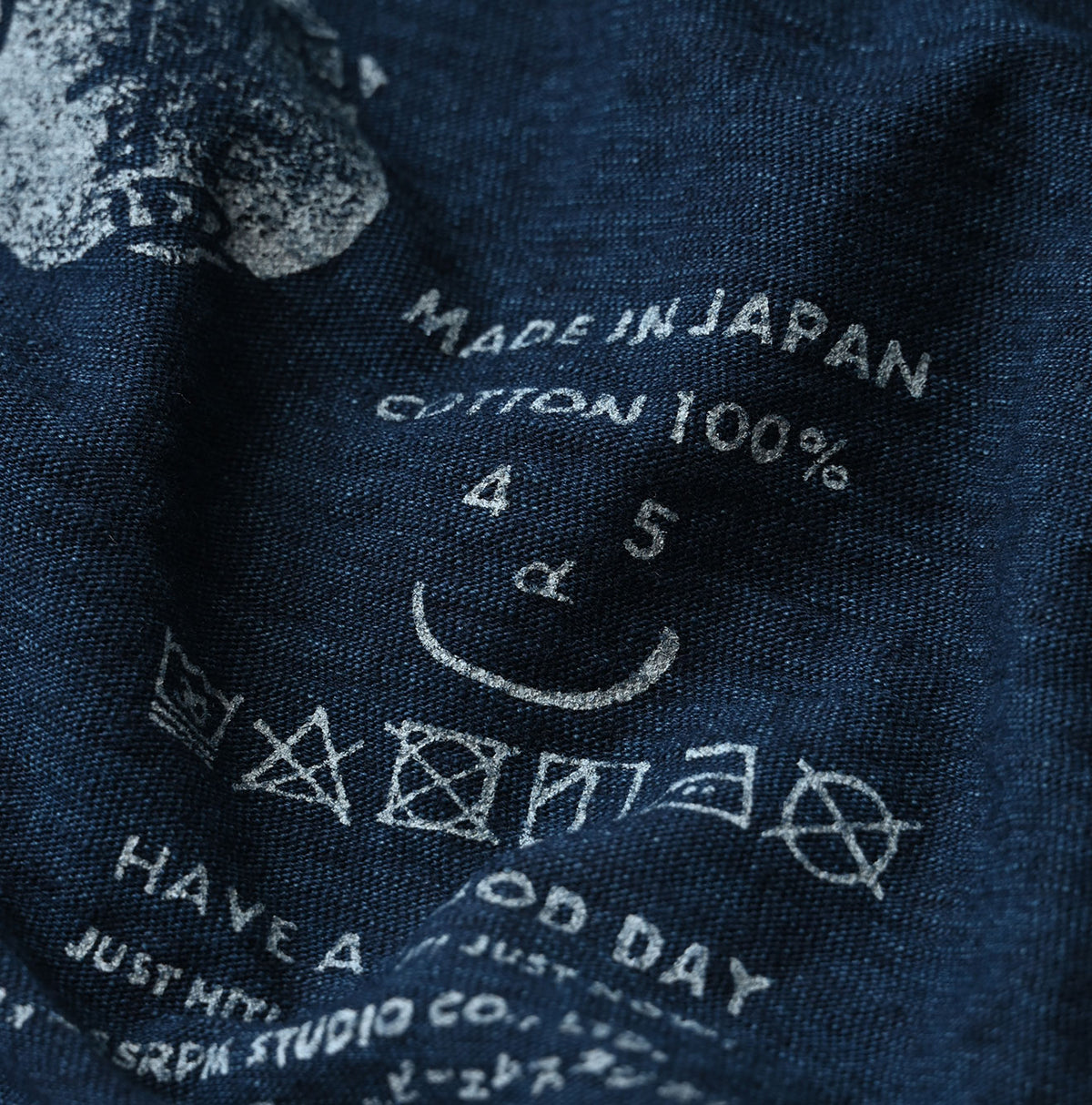 HAYAMA Indigo Kono’kkii College 908 Ocean T-Shirt