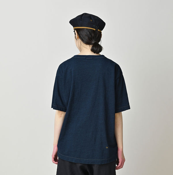 HAYAMA Indigo Kono’kkii College 908 Ocean T-Shirt