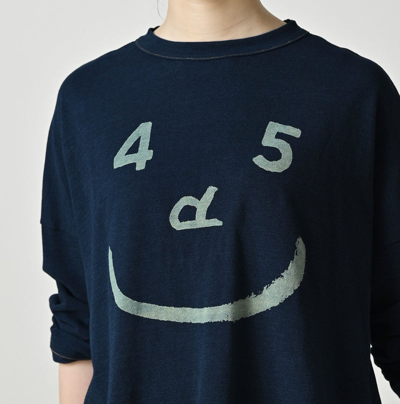 ONEONE Treasure Indigo Smile-R M-Shirt - Image 8