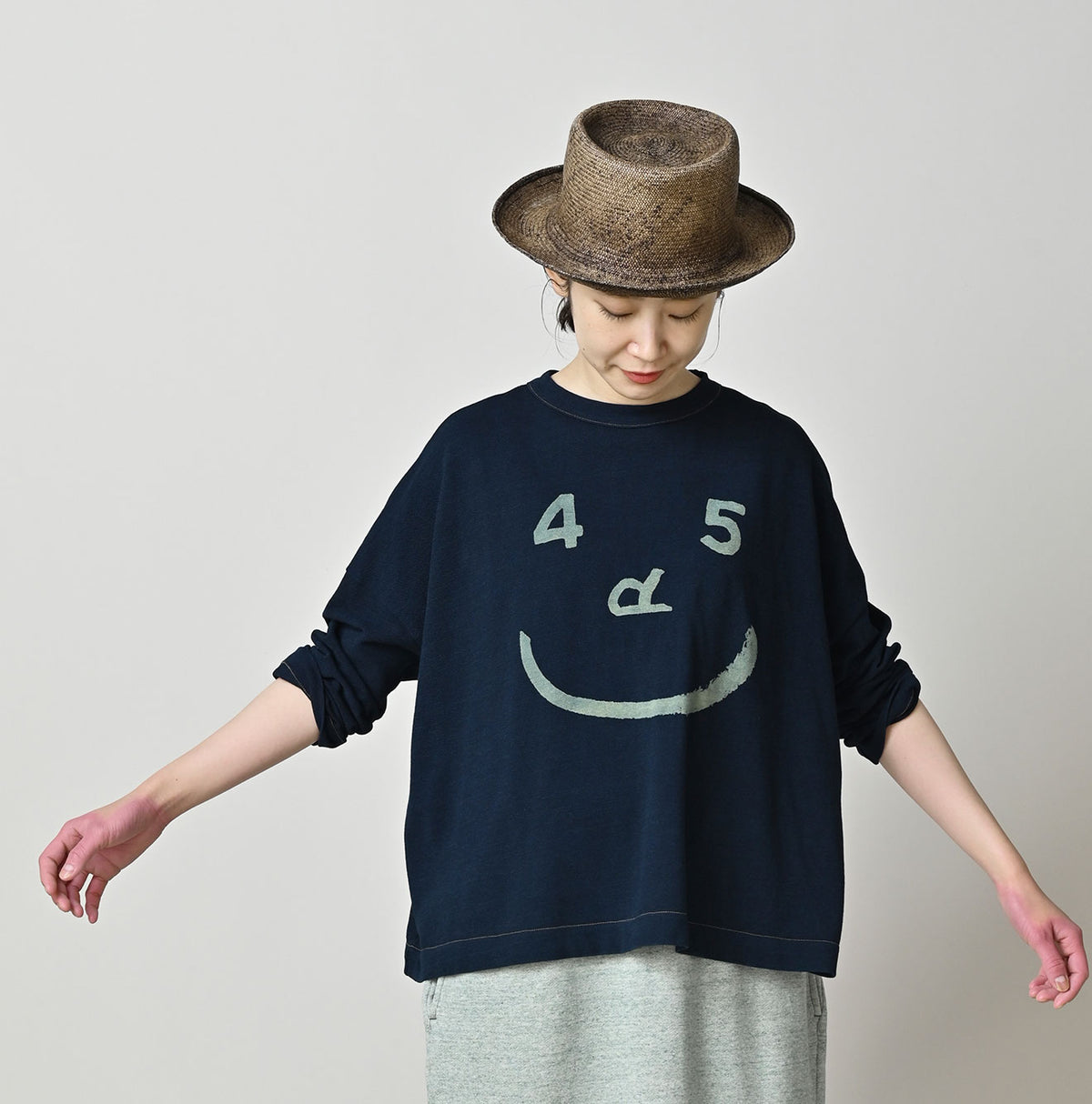 ONEONE Treasure Indigo Smile-R M-Shirt