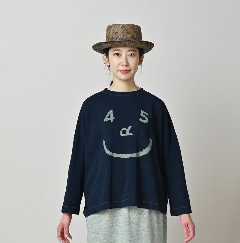 ONEONE Treasure Indigo Smile-R M-Shirt - Image 6