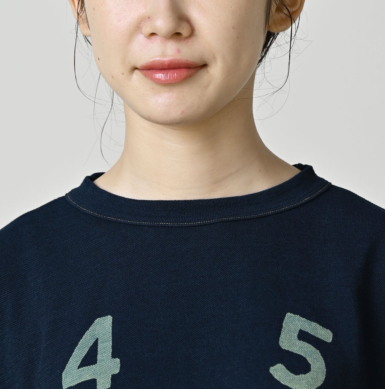 ONEONE Treasure Indigo Smile-R M-Shirt - Image 7