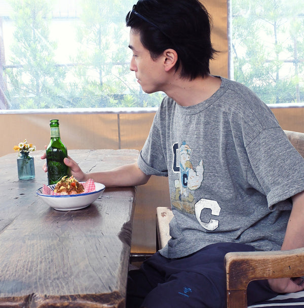 45R Hayama Betouch Initial Kamonme 908 T-shirt (Top-dyed)