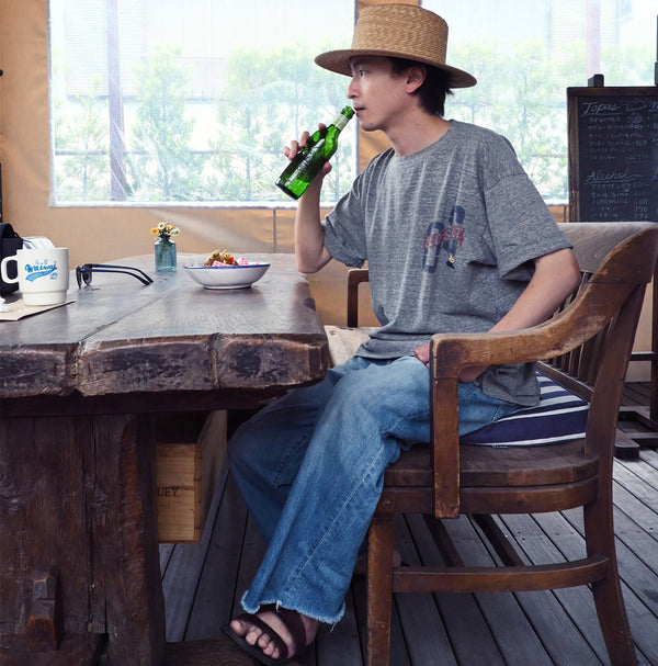 45R Hayama Betouch Initial Old Salt 908 T-shirt (Top-dyed)