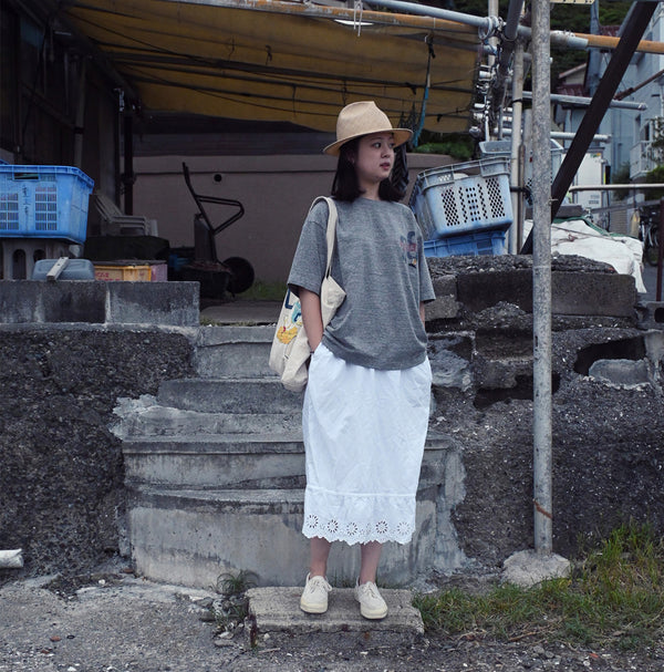 45R Hayama Betouch Initial Old Salt 908 T-shirt (Top-dyed)