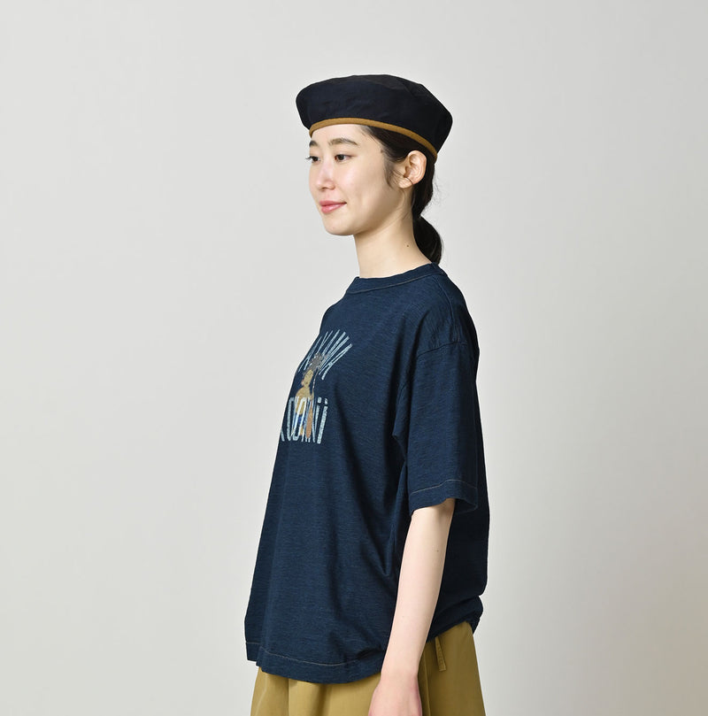 HAYAMA Indigo Kono’kkii 908 Ocean T-Shirt - Image 5