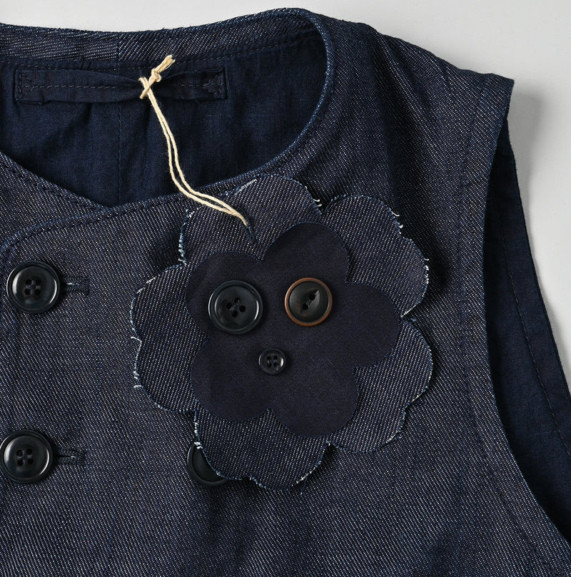 45R 45 Petit Denim Vest Nou