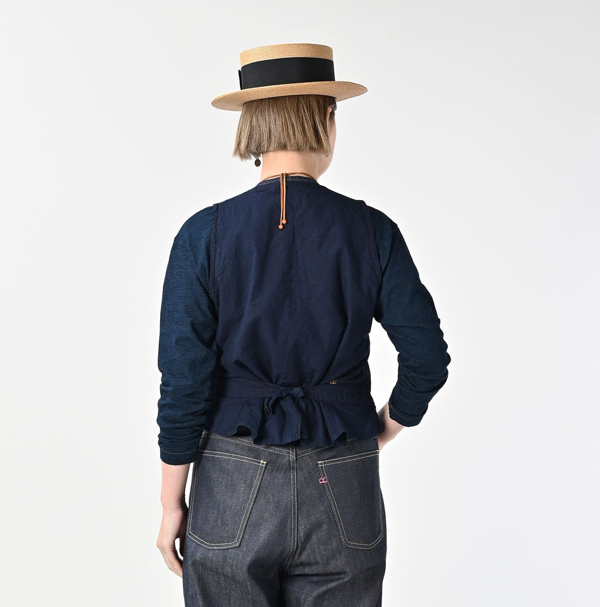 45R 45 Petit Denim Vest Nou