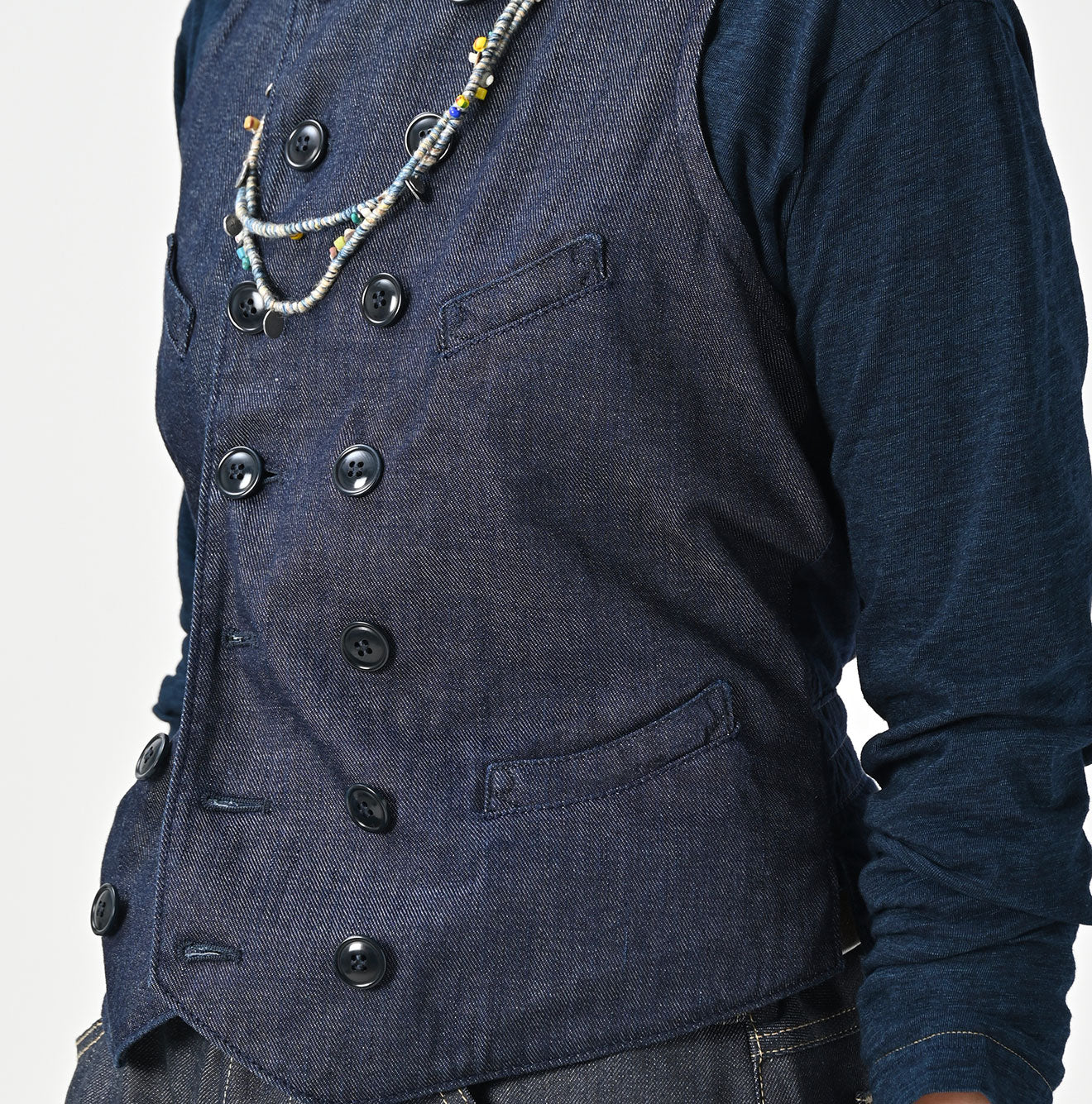 45R 45 Petit Denim Vest Nou