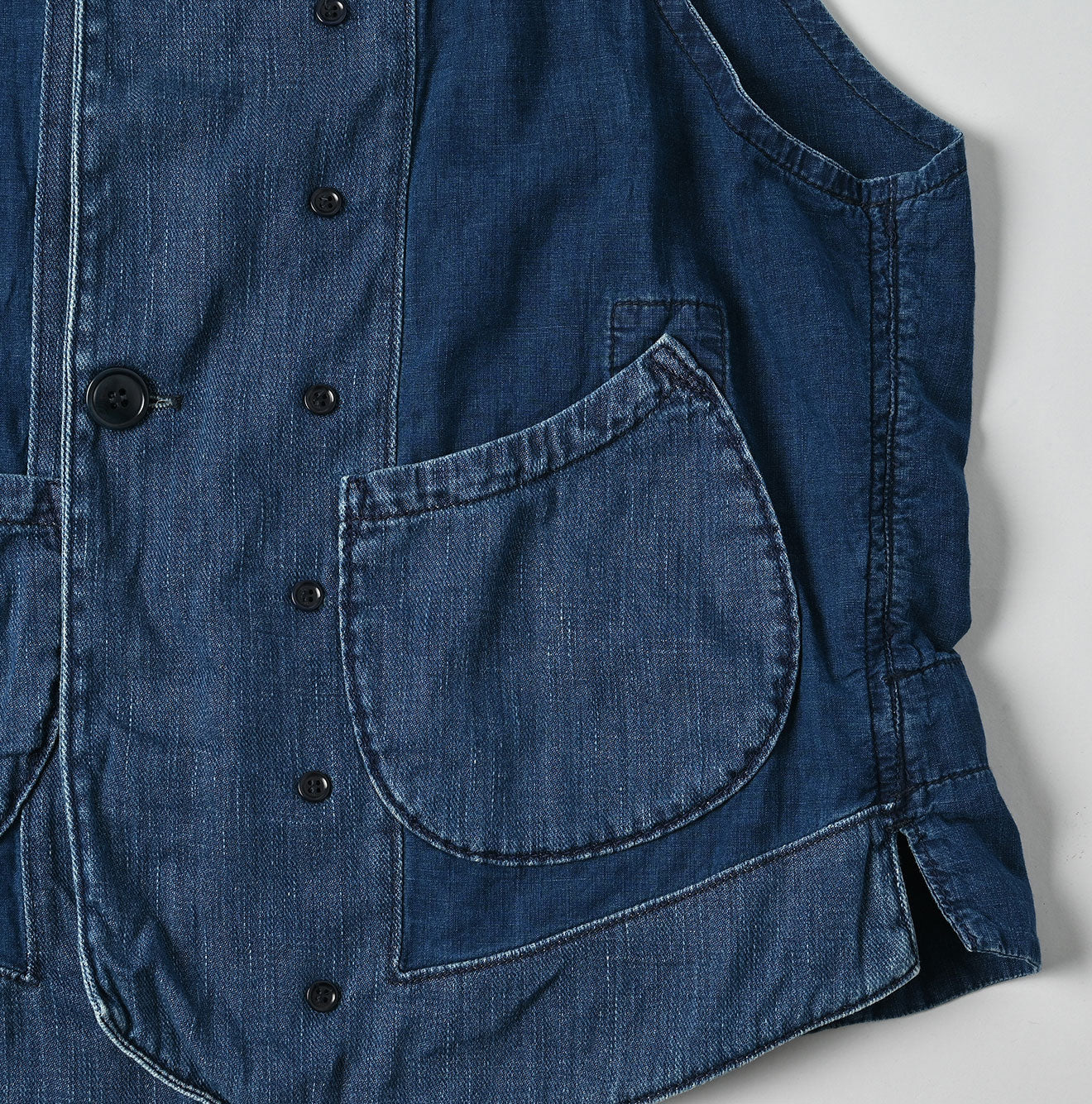 45R 45 Petit Denim Vest Zyu