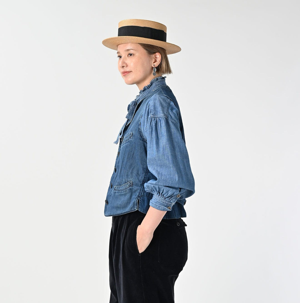 45R 45 Petit Denim Vest Zyu