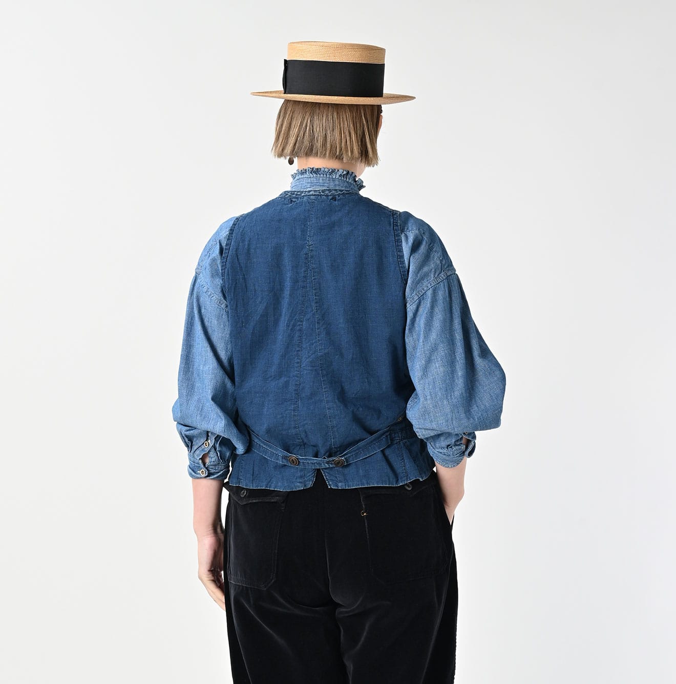 45R 45 Petit Denim Vest Zyu