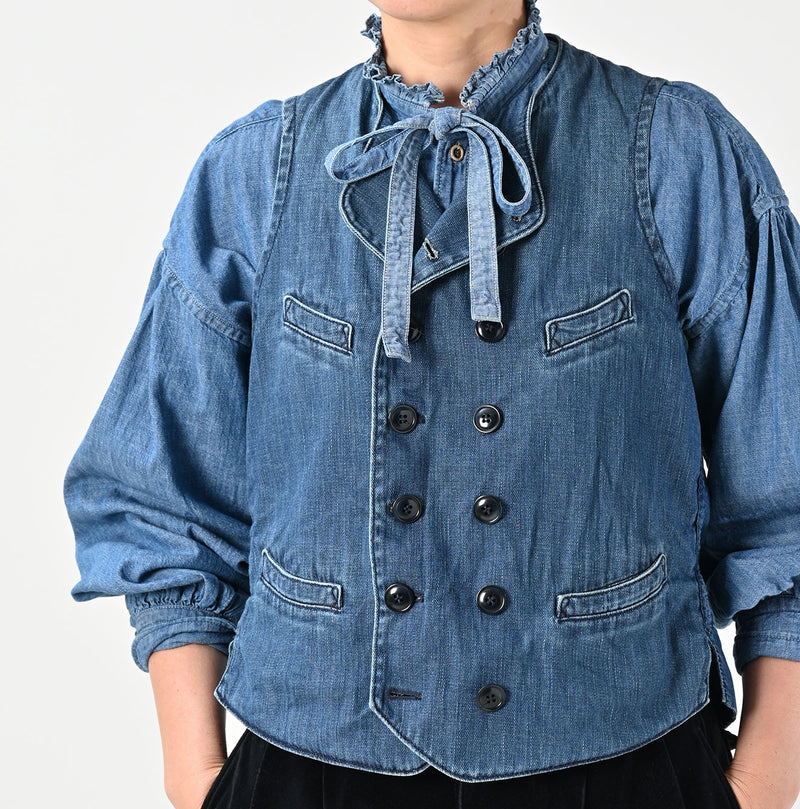 45R 45 Petit Denim Vest Zyu