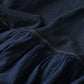 45R Indigo Tenjiku Gathered Blouse