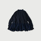 45R Indigo Tenjiku Gathered Cachecoeur