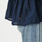 45R Indigo Tenjiku Gathered Cachecoeur