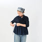45R Indigo Tenjiku Gathered Cachecoeur