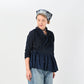 45R Indigo Tenjiku Gathered Cachecoeur