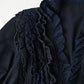 45R Indigo Tenjiku Gathered Cachecoeur