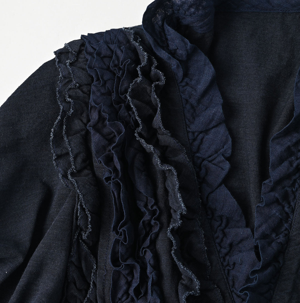45R Indigo Tenjiku Gathered Cachecoeur