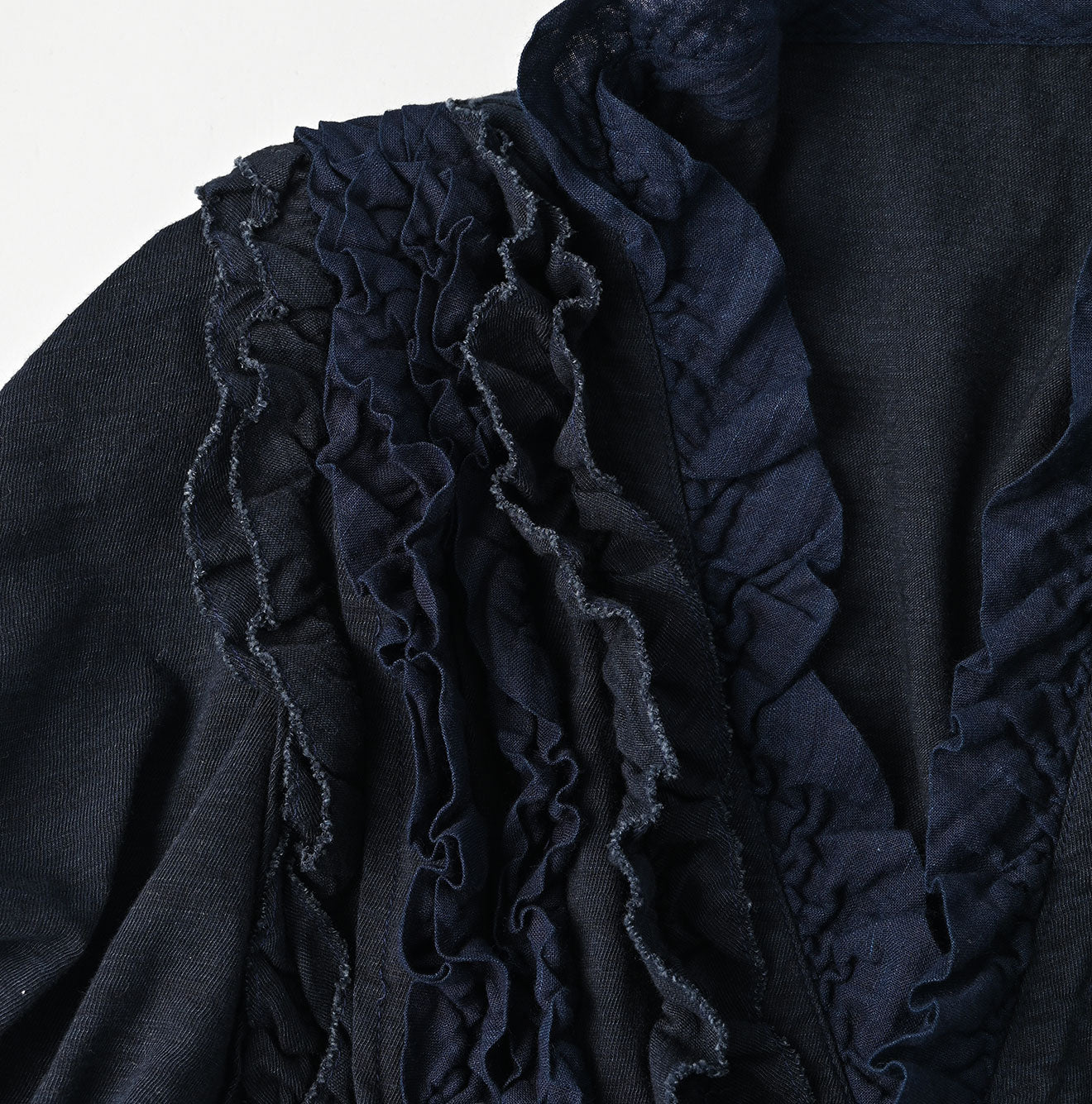 45R Indigo Tenjiku Gathered Cachecoeur