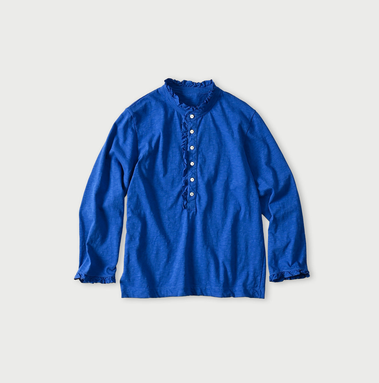 Frilled Square Henley - Image 2