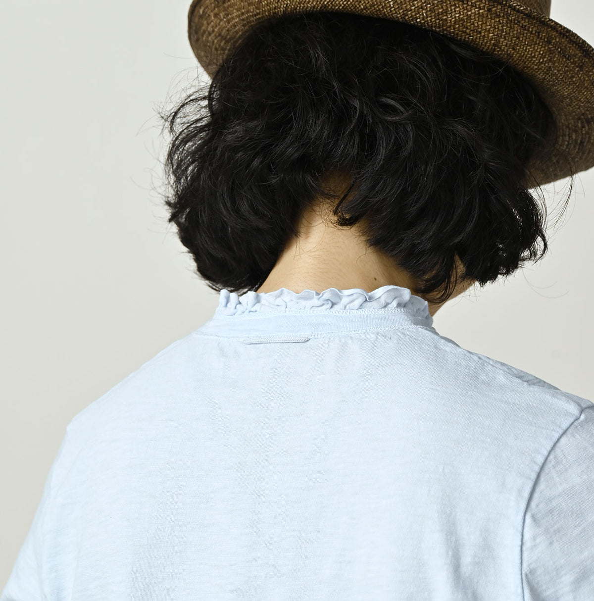 Frilled Square Henley