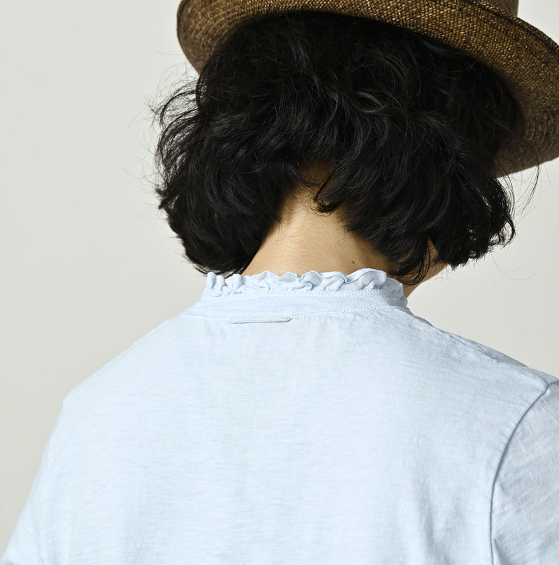 Frilled Square Henley - Image 11