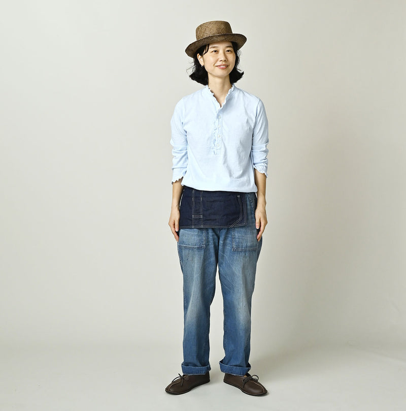 Frilled Square Henley - Image 4