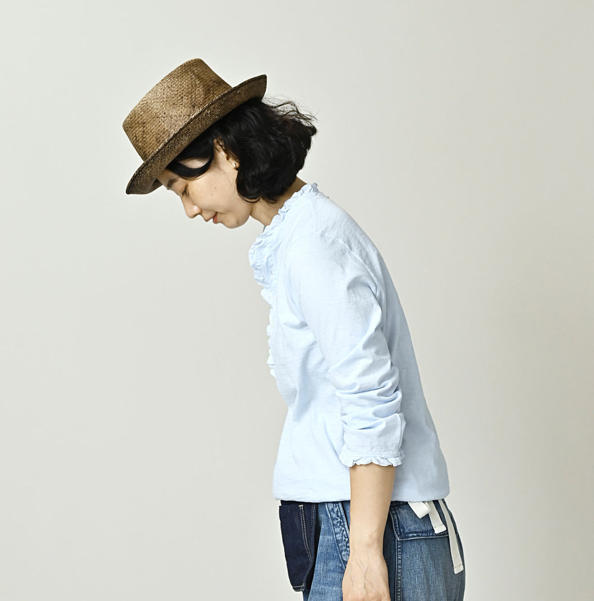 Frilled Square Henley