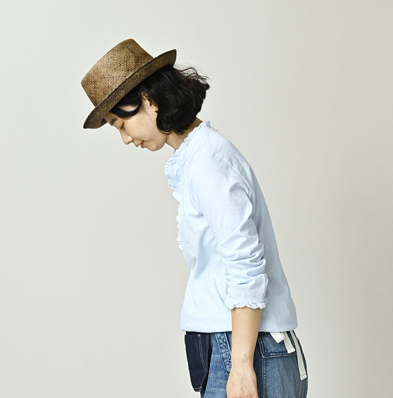 Frilled Square Henley - Image 6