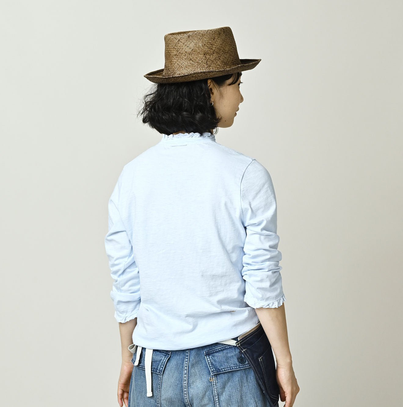 Frilled Square Henley - Image 7
