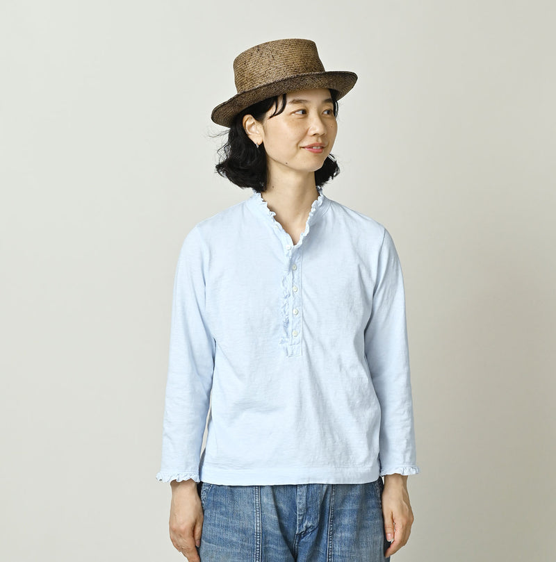 Frilled Square Henley - Image 8