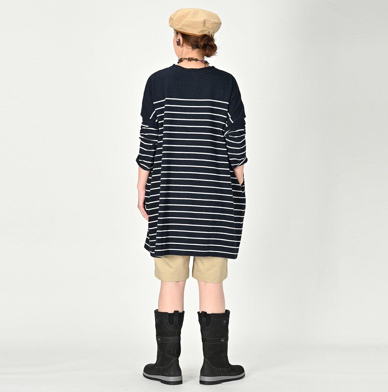 ONEONE Indigo Suminando Tenjiku Tunic - 45R by 45rpm studio - Image 3