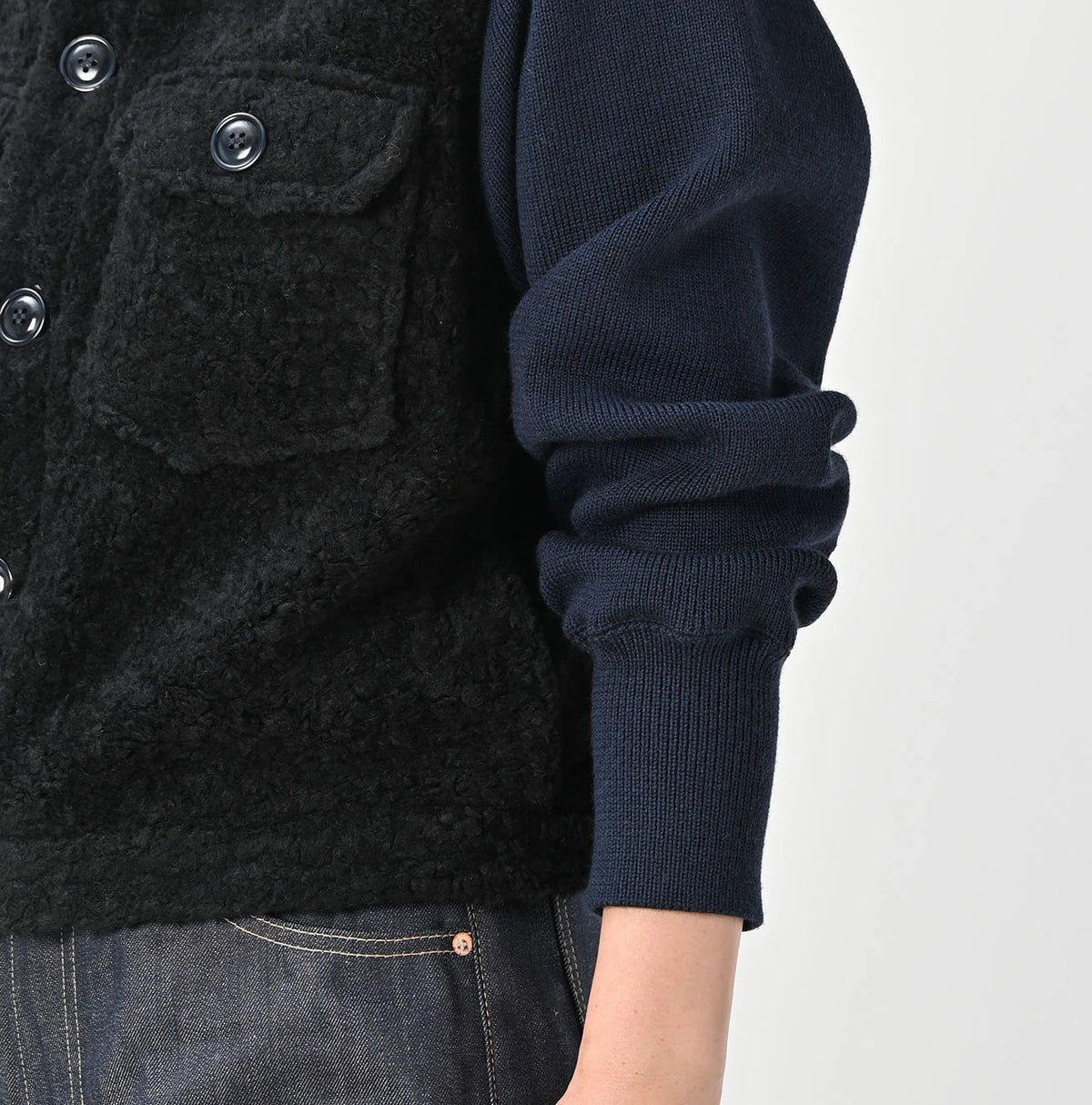 45R Boa x US Wool Denim Jacket