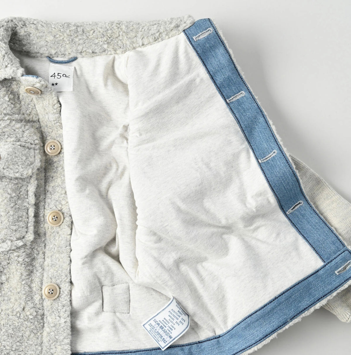 45R Boa x US Wool Denim Jacket