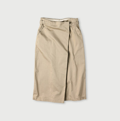 45R Two-ply Chino Wrap Skirt