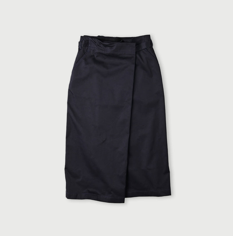 45R Two-ply Chino Wrap Skirt - Image 2