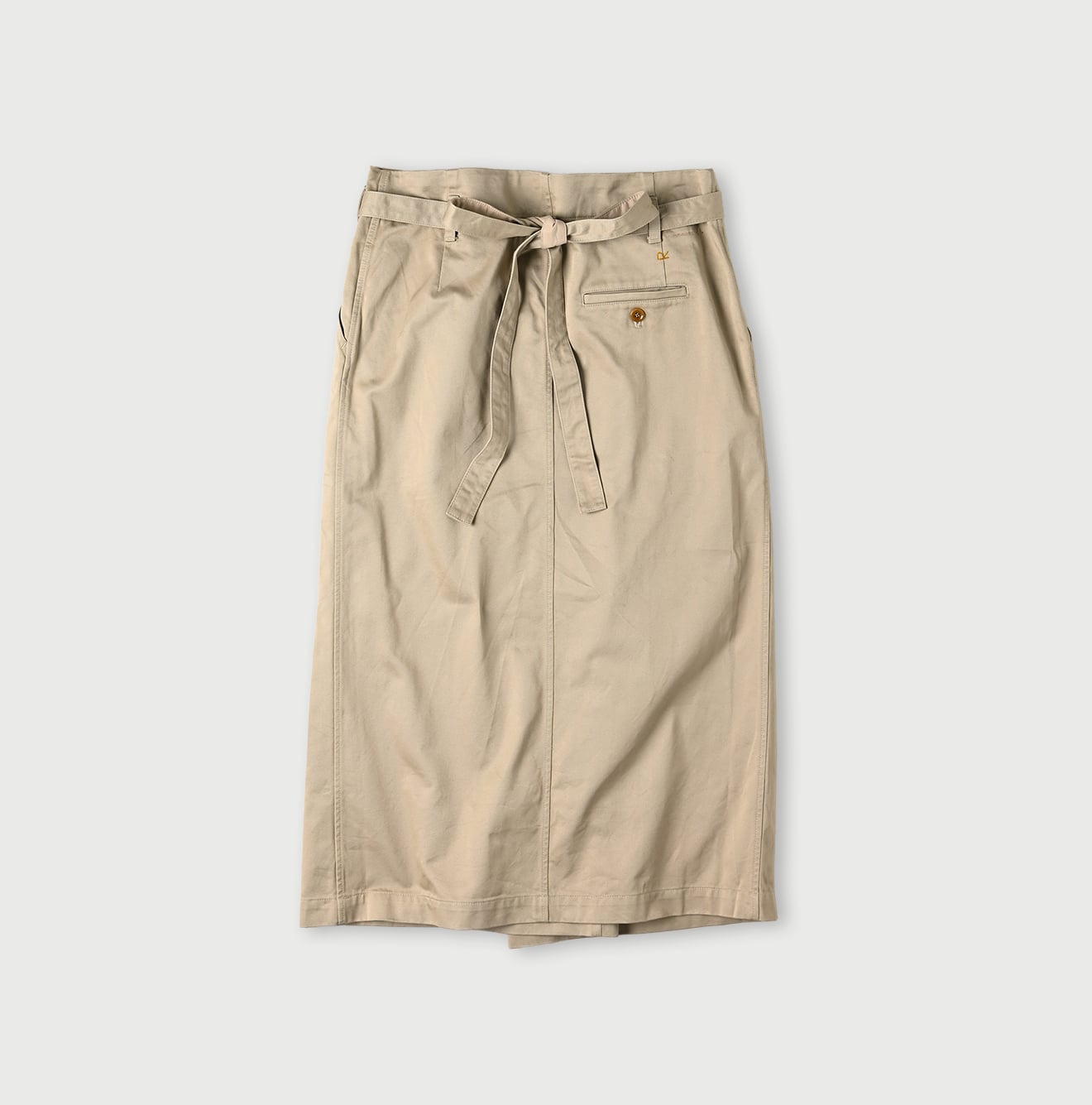 45R Two-ply Chino Wrap Skirt - Image 14