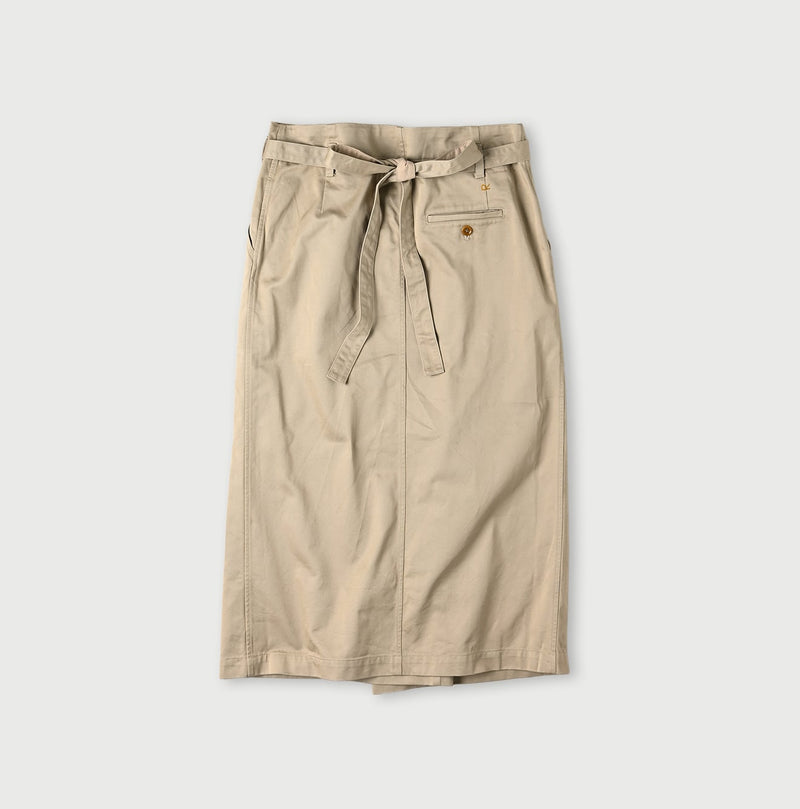 45R Two-ply Chino Wrap Skirt - Image 14