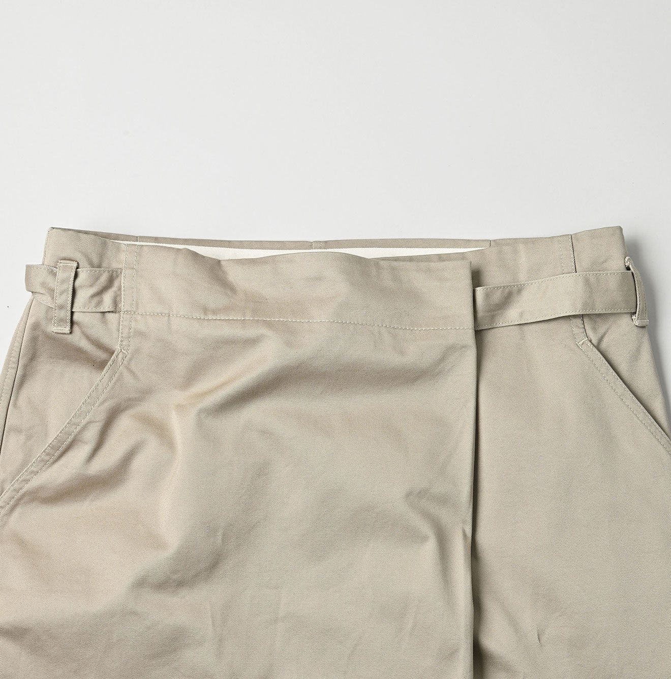 45R Two-ply Chino Wrap Skirt - Image 15