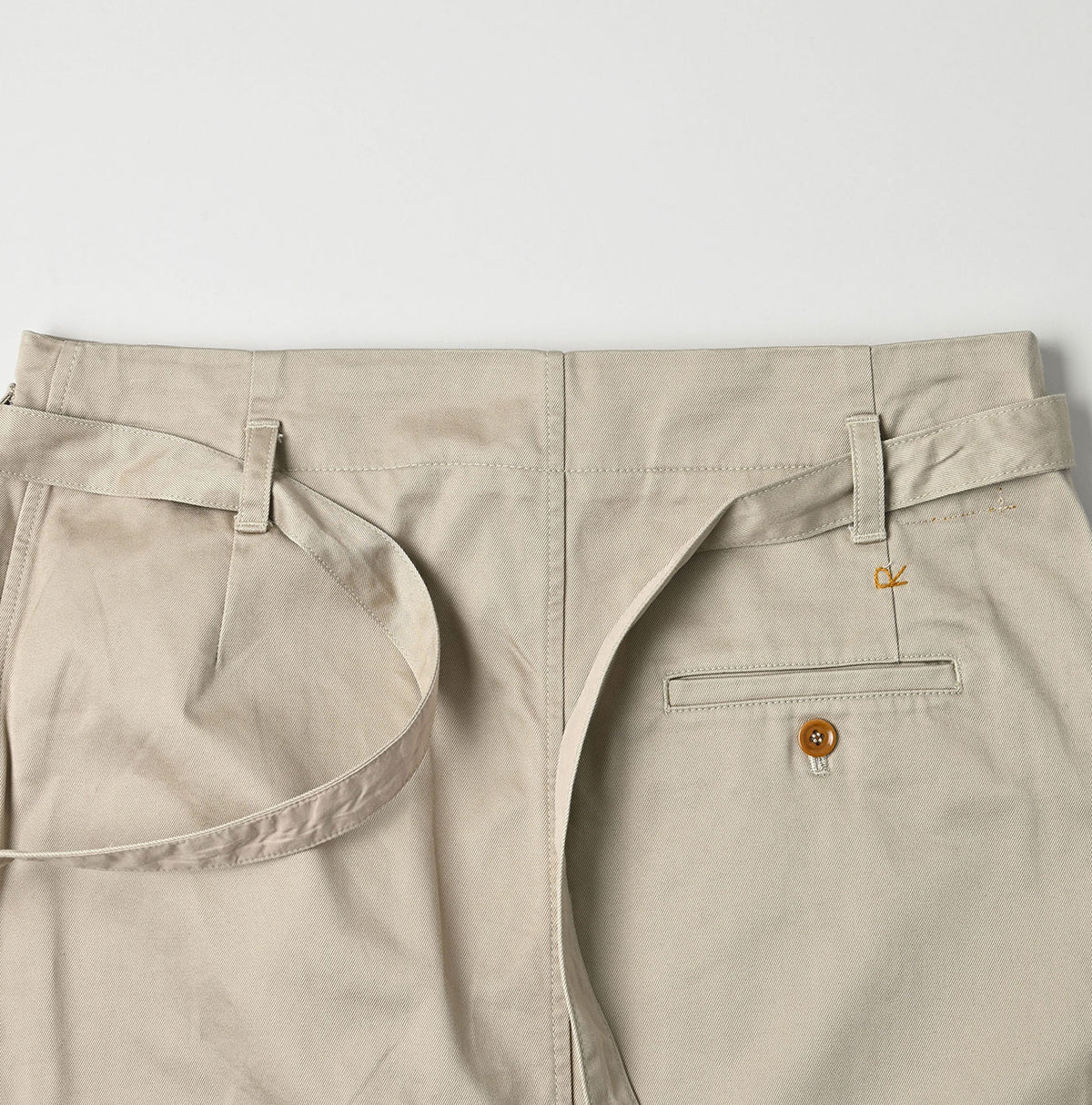 45R Two-ply Chino Wrap Skirt
