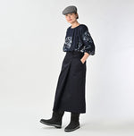 45R Two-ply Chino Wrap Skirt