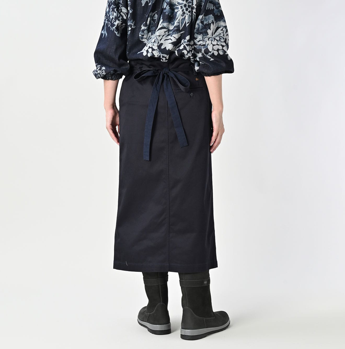 45R Two-ply Chino Wrap Skirt