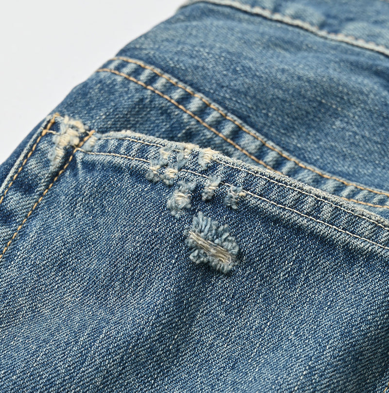 Rye Mugi Denim Crosby5 Heavy Distressed Finish (Recrafted Edition)
