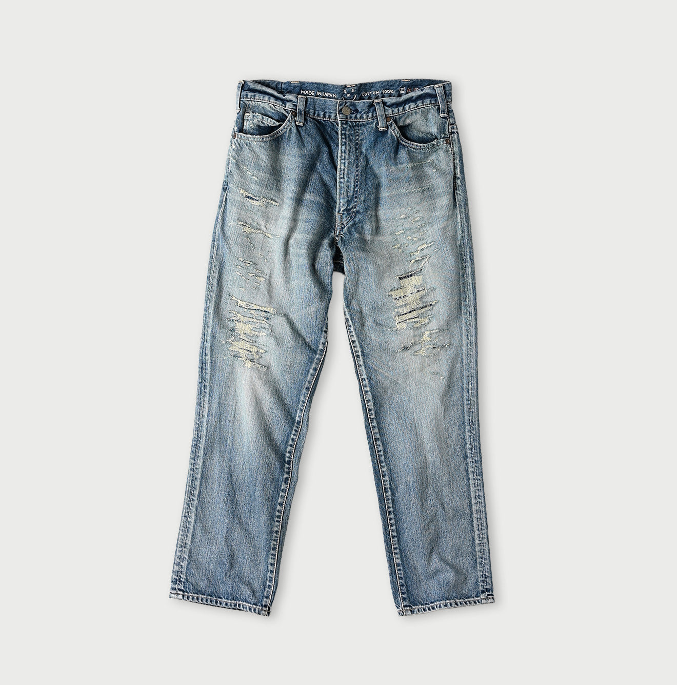 Rye Mugi Denim Crosby5 Heavy Distressed Finish - Image 1