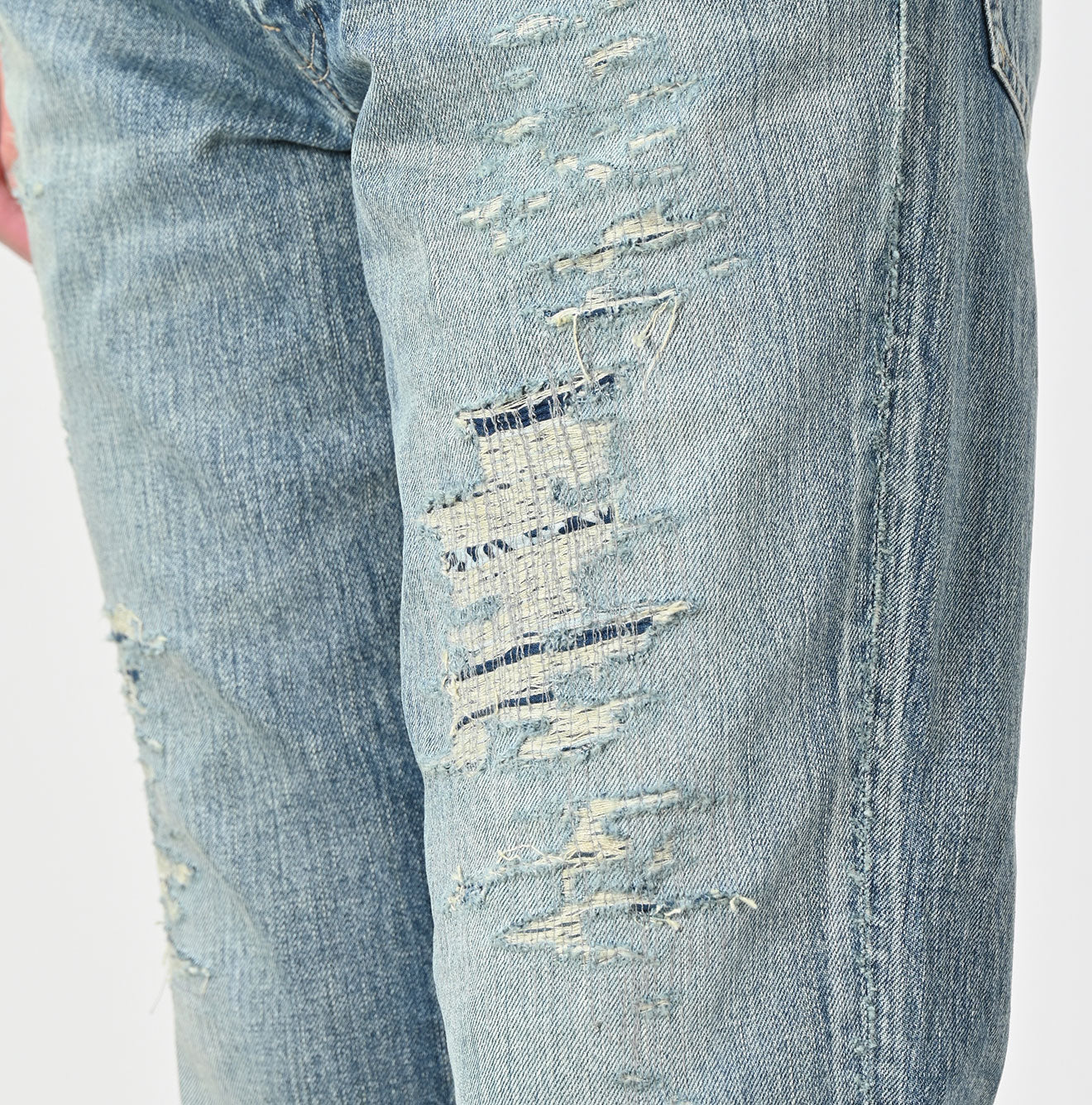 Rye Mugi Denim Crosby5 Heavy Distressed Finish - Image 14