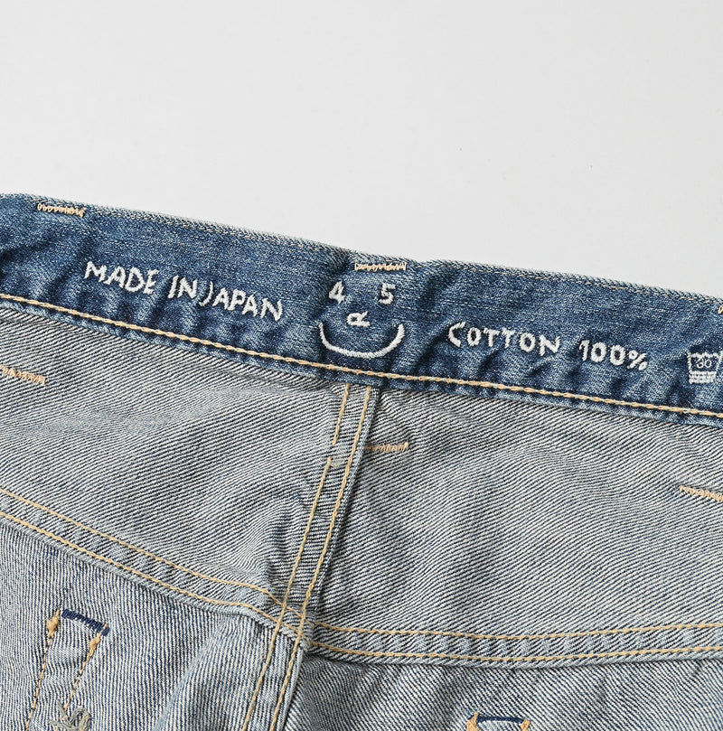 Rye Mugi Denim Crosby5 Heavy Distressed Finish (Recrafted Edition)