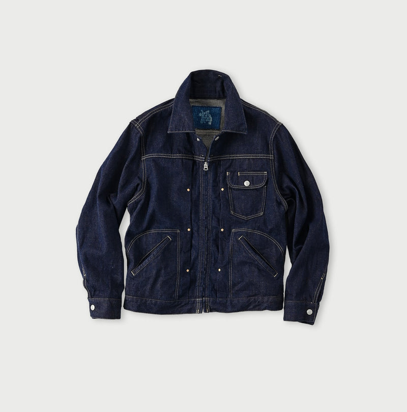 45R Ai Denim Light Oz 908 Crosby Jacket Nou