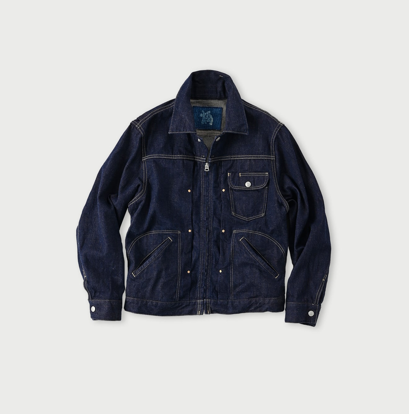 45R Ai Denim Light Oz 908 Crosby Jacket Nou